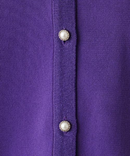 Leilian PLUS HOUSE / レリアンプラスハウス カーディガン・ボレロ | パールボタンカーディガン | 詳細13