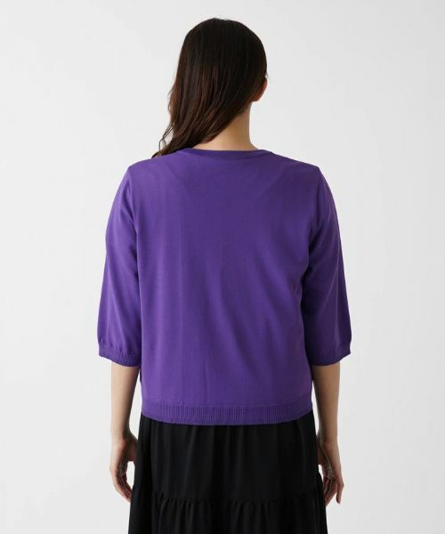 Leilian PLUS HOUSE / レリアンプラスハウス カーディガン・ボレロ | パールボタンカーディガン | 詳細9