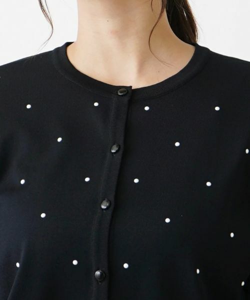 Leilian PLUS HOUSE / レリアンプラスハウス カーディガン・ボレロ | クルーネックニットカーディガン | 詳細10