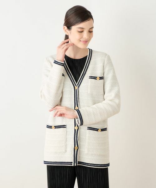 Leilian PLUS HOUSE / レリアンプラスハウス テーラードジャケット | ニットツイードジャケット | 詳細15