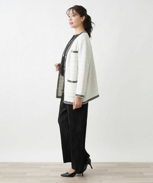 Leilian PLUS HOUSE / レリアンプラスハウス テーラードジャケット | ニットツイードジャケット | 詳細2