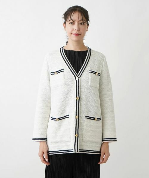 Leilian PLUS HOUSE / レリアンプラスハウス テーラードジャケット | ニットツイードジャケット | 詳細4