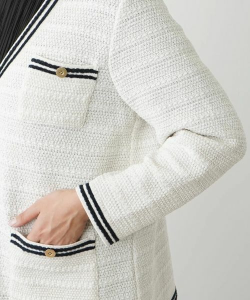 Leilian PLUS HOUSE / レリアンプラスハウス テーラードジャケット | ニットツイードジャケット | 詳細9