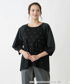 Leilian PLUS HOUSE / レリアンプラスハウス カットソー | クルーネックプルオーバー