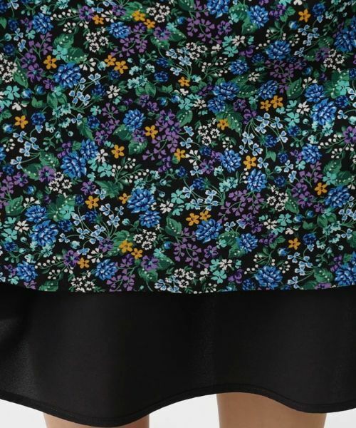Leilian PLUS HOUSE / レリアンプラスハウス ミニ・ひざ丈スカート | 【セットアップ対応商品】フラワーガーデンフレアスカート | 詳細12