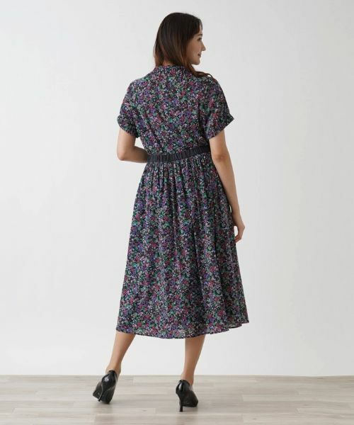 Leilian PLUS HOUSE / レリアンプラスハウス ミニ・ひざ丈スカート | 【セットアップ対応商品】フラワーガーデンフレアスカート | 詳細3