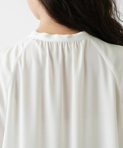Leilian PLUS HOUSE / レリアンプラスハウス シャツ・ブラウス | ボウタイ半袖シフォンブラウス | 詳細11