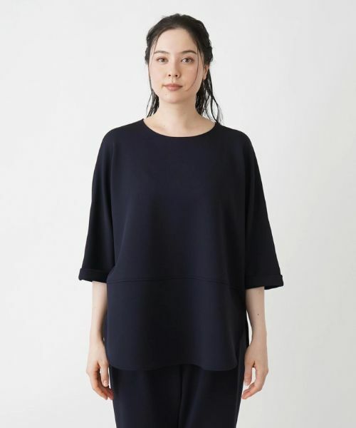 Leilian PLUS HOUSE / レリアンプラスハウス シャツ・ブラウス | クロップドスリーブブラウス | 詳細4