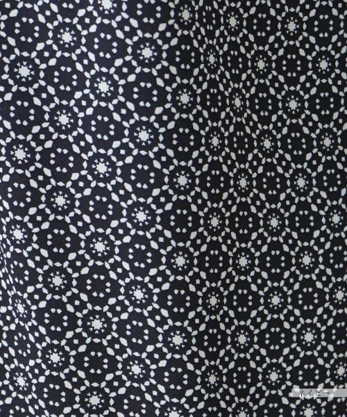 Leilian PLUS HOUSE / レリアンプラスハウス セットアップ | 幾何学柄ブラウススーツ | 詳細13