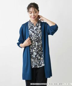 Leilian PLUS HOUSE / レリアンプラスハウス カーディガン・ボレロ | ロング丈トッパーカーディガン