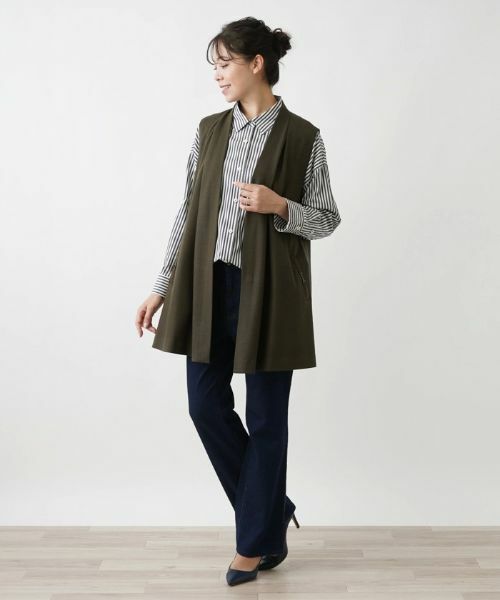 Leilian PLUS HOUSE / レリアンプラスハウス テーラードジャケット | デザインジレ | 詳細1