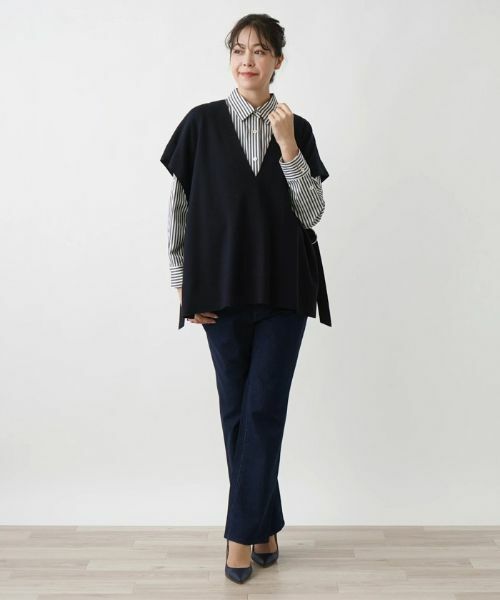 Leilian PLUS HOUSE / レリアンプラスハウス テーラードジャケット | プルオーバージレ | 詳細1