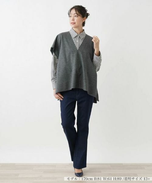 Leilian PLUS HOUSE / レリアンプラスハウス テーラードジャケット | プルオーバージレ | 詳細4