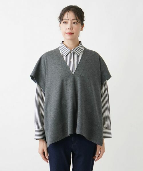 Leilian PLUS HOUSE / レリアンプラスハウス テーラードジャケット | プルオーバージレ | 詳細7