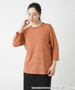 Leilian PLUS HOUSE / レリアンプラスハウス カットソー | ボーダーカットソー