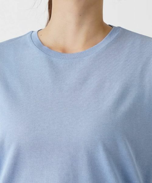 Leilian PLUS HOUSE / レリアンプラスハウス ニット・セーター | コットン混半そでニット | 詳細16