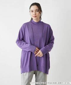 Leilian PLUS HOUSE / レリアンプラスハウス カーディガン・ボレロ | 【店舗人気】ニットカーディガン【GEMMA 】