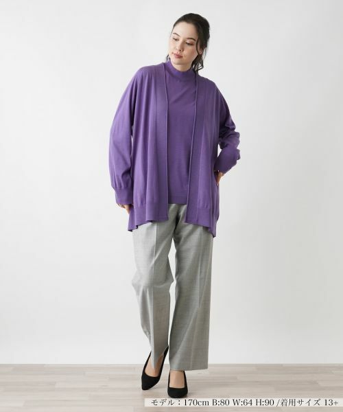 Leilian PLUS HOUSE / レリアンプラスハウス カーディガン・ボレロ | 【店舗人気】ニットカーディガン【GEMMA 】 | 詳細10