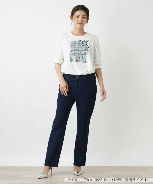 Leilian PLUS HOUSE / レリアンプラスハウス デニムパンツ | MAXFIT DENIM | 詳細1