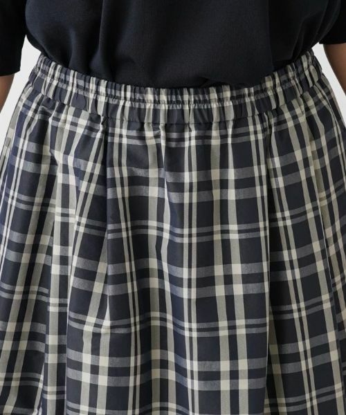 Leilian PLUS HOUSE / レリアンプラスハウス ミニ・ひざ丈スカート | チェックフレアスカート【プラス企画】 | 詳細7