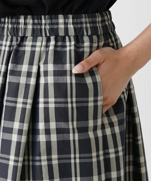 Leilian PLUS HOUSE / レリアンプラスハウス ミニ・ひざ丈スカート | チェックフレアスカート【プラス企画】 | 詳細8