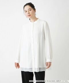 Leilian PLUS HOUSE / レリアンプラスハウス シャツ・ブラウス | 羽織ブラウス【プラス企画】