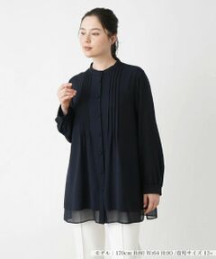 Leilian PLUS HOUSE / レリアンプラスハウス シャツ・ブラウス | 羽織ブラウス【プラス企画】