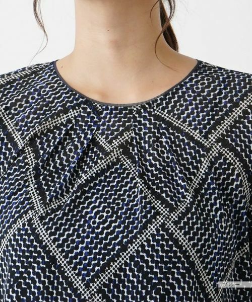 Leilian PLUS HOUSE / レリアンプラスハウス カットソー | 格子柄プリントカットソー【プラス企画】 | 詳細10