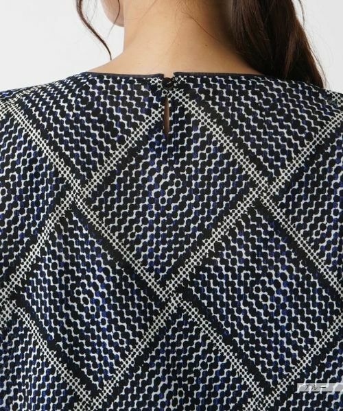 Leilian PLUS HOUSE / レリアンプラスハウス カットソー | 格子柄プリントカットソー【プラス企画】 | 詳細11