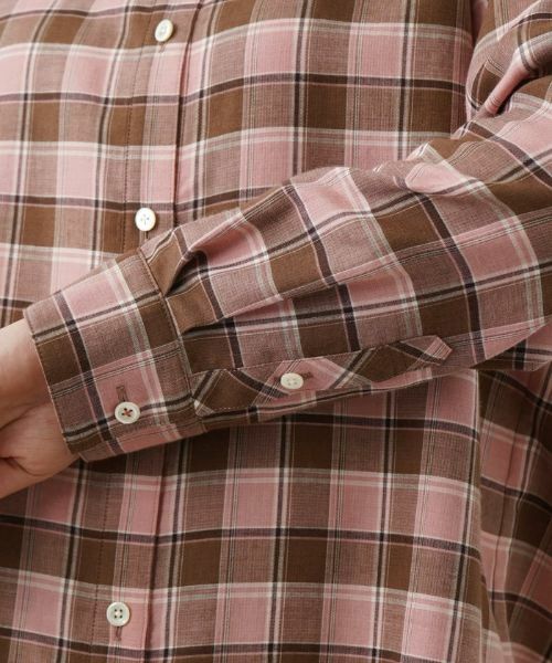 Leilian PLUS HOUSE / レリアンプラスハウス シャツ・ブラウス | チェックブラウス【プラス企画】 | 詳細11