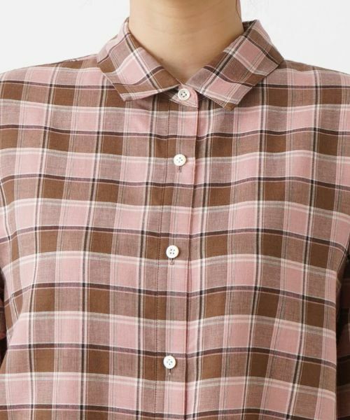 Leilian PLUS HOUSE / レリアンプラスハウス シャツ・ブラウス | チェックブラウス【プラス企画】 | 詳細7