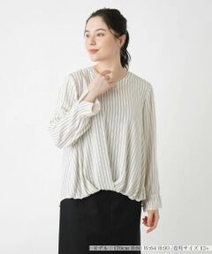 Leilian PLUS HOUSE / レリアンプラスハウス シャツ・ブラウス | ブラウス【プラス企画】