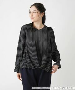 Leilian PLUS HOUSE / レリアンプラスハウス シャツ・ブラウス | ブラウス【プラス企画】