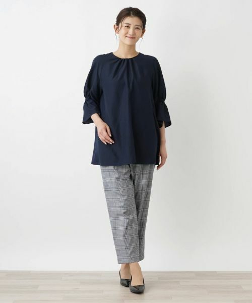 Leilian PLUS HOUSE / レリアンプラスハウス シャツ・ブラウス | デザインブラウス【プラス企画】 | 詳細1