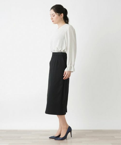 Leilian PLUS HOUSE / レリアンプラスハウス ミニ・ひざ丈スカート | タイトスカート【プラス企画】 | 詳細2