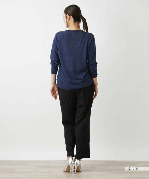 Leilian PLUS HOUSE / レリアンプラスハウス ニット・セーター | ウールニットプルオーバー【BOURGE】 | 詳細3