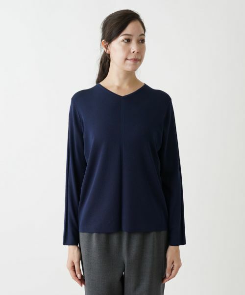 Leilian PLUS HOUSE / レリアンプラスハウス ニット・セーター | Vネックセーター | 詳細10