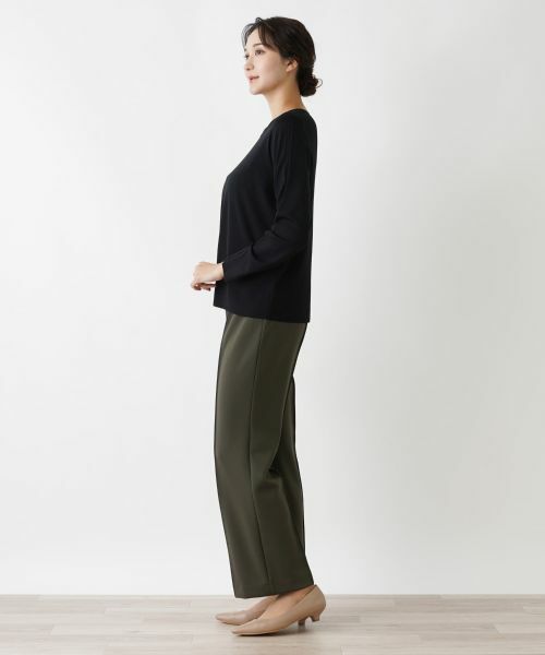 Leilian PLUS HOUSE / レリアンプラスハウス ニット・セーター | Vネックセーター | 詳細2