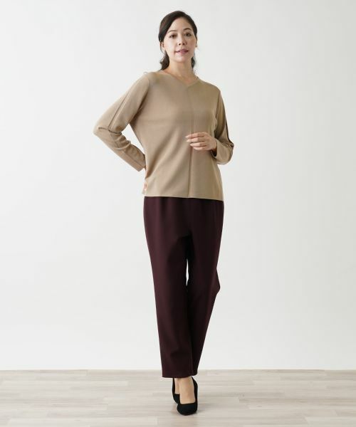 Leilian PLUS HOUSE / レリアンプラスハウス ニット・セーター | Vネックセーター | 詳細4