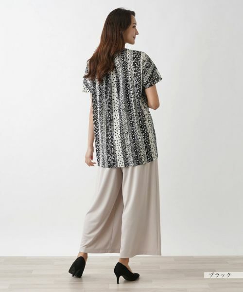 Leilian PLUS HOUSE / レリアンプラスハウス シャツ・ブラウス | ドット×ストライプブラウス【プラス企画】 | 詳細3