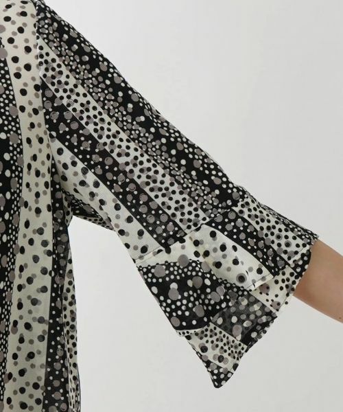 Leilian PLUS HOUSE / レリアンプラスハウス シャツ・ブラウス | ドット×ストライプブラウス【プラス企画】 | 詳細13