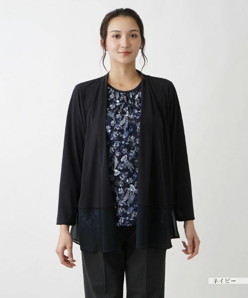 Leilian PLUS HOUSE / レリアンプラスハウス カーディガン・ボレロ | トッパーカーディガン【プラス企画】 | 詳細7