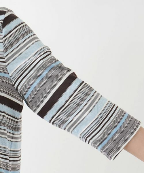 Leilian PLUS HOUSE / レリアンプラスハウス カットソー | 七分丈ボーダーカットソー【プラス企画】 | 詳細9