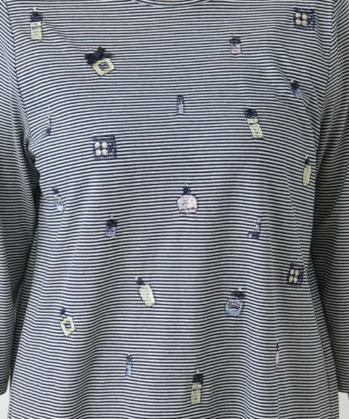 Leilian PLUS HOUSE / レリアンプラスハウス カットソー | ボーダーカットソー【プラス企画】 | 詳細11