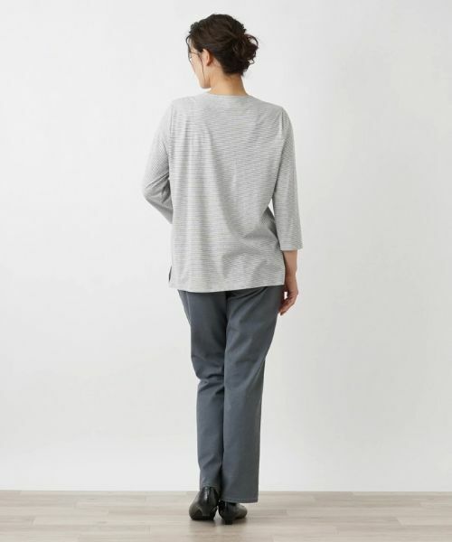 Leilian PLUS HOUSE / レリアンプラスハウス カットソー | ボーダーカットソー【プラス企画】 | 詳細15