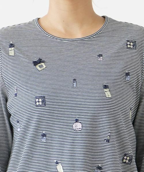 Leilian PLUS HOUSE / レリアンプラスハウス カットソー | ボーダーカットソー【プラス企画】 | 詳細7