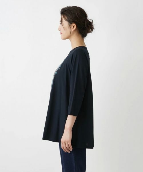 Leilian PLUS HOUSE / レリアンプラスハウス カットソー | 七分丈デザインカットソー【プラス企画】 | 詳細8