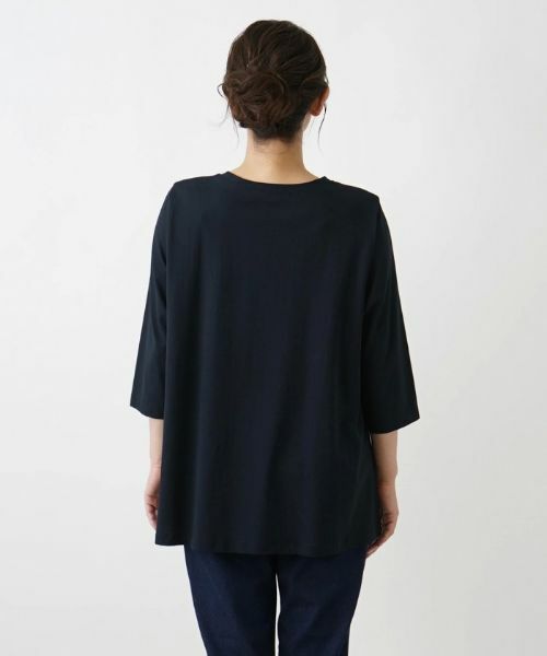 Leilian PLUS HOUSE / レリアンプラスハウス カットソー | 七分丈デザインカットソー【プラス企画】 | 詳細9