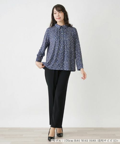 Leilian PLUS HOUSE / レリアンプラスハウス ポロシャツ | 襟付きプルオーバー | 詳細4