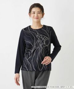 Leilian PLUS HOUSE / レリアンプラスハウス カットソー | デザインカットソー【ROCHAS Premiere】